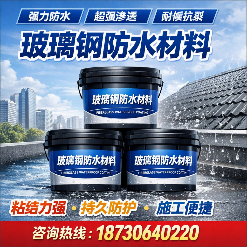 了解玻璃钢防水材料的市场趋势,可克达拉 企业不可不知